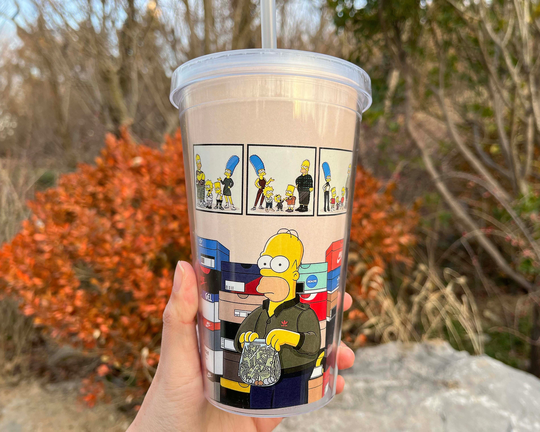 Sneakerhead Cartoon Tumbler, 15Oz Reusable Double Walled Clear Tumbler With Lid & Straw, 450 Ml Hypebeast Sneaker Water Bottle