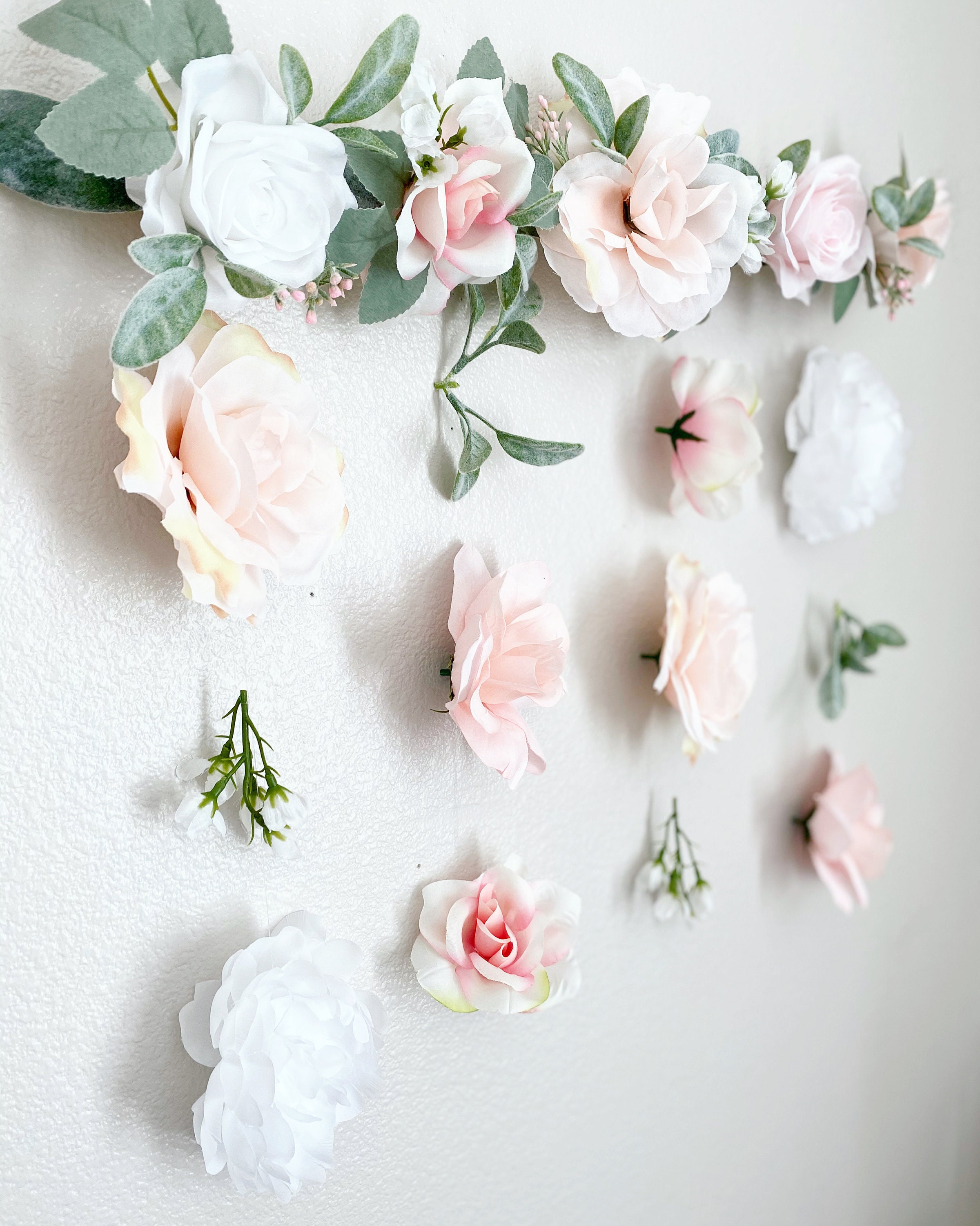 Boho Nursery Wall Art Decor Flower Woodland Baby Girl Floating Room Teen