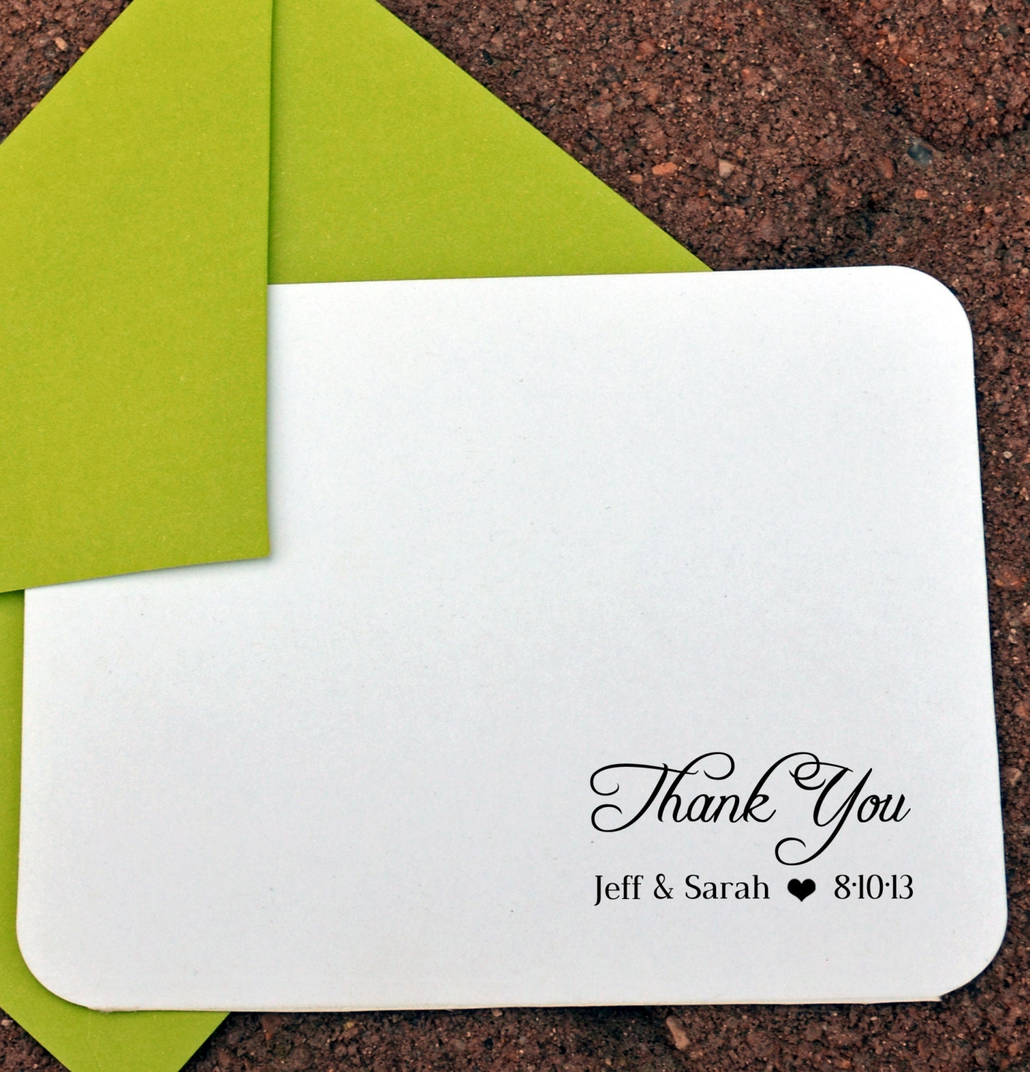 Wedding Stamp - Thank You Diy