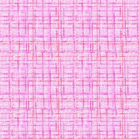 Coco ~ Blush Textured Grid Blender Cotton Fabric, Michael Miller 100% Pink Blush Fabric