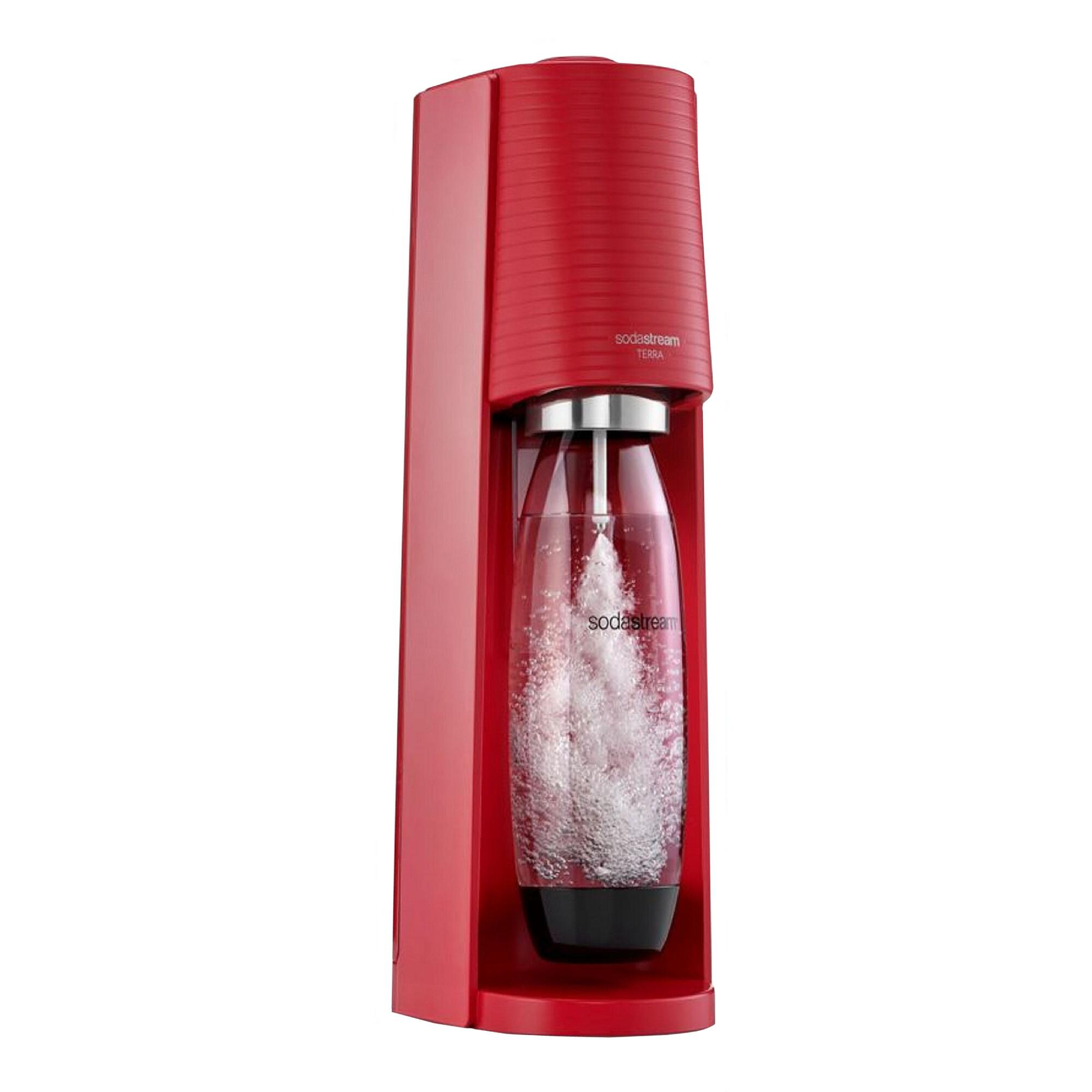 Red SodaStream Terra Classic Sparkling Water Maker Kit by World Market