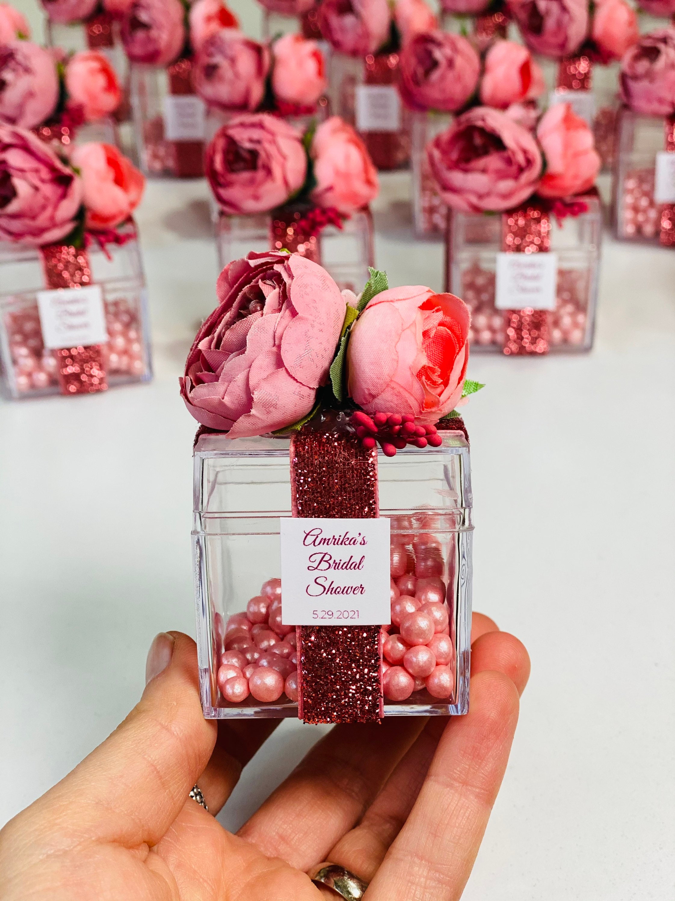 10Pcs Wedding Favors For Guests, Favor Boxes, Blush Wedding, Baby Shower Favors, Bridal Favor, Birthday Sweet 16