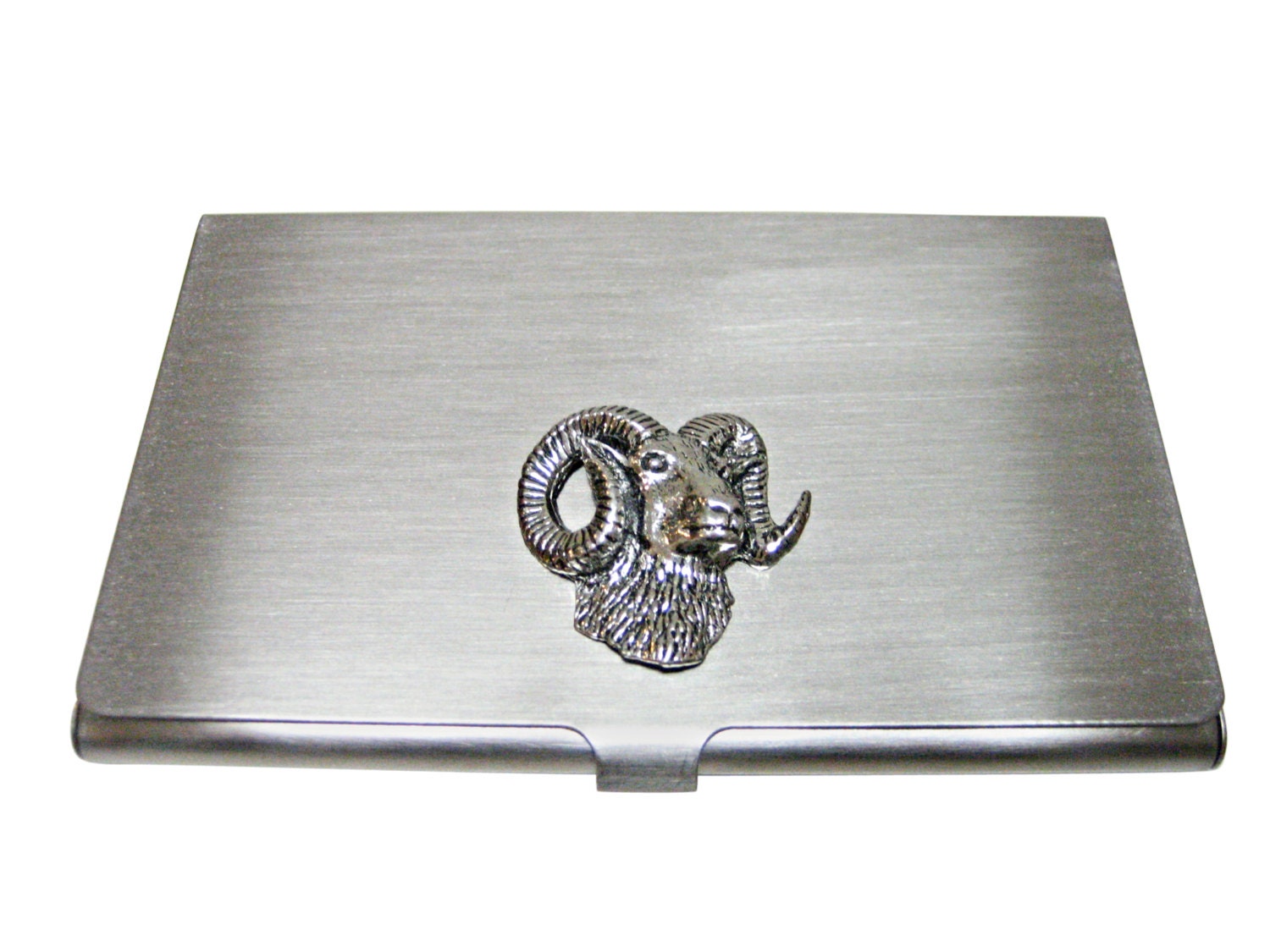 Ram Head Business Card Holder