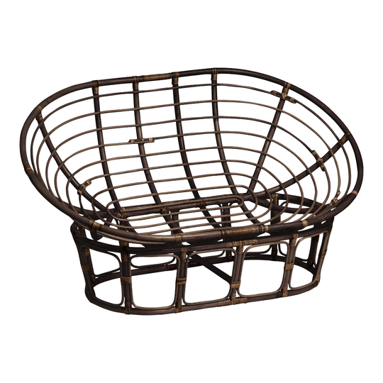 Rattan Double Papasan Chair Frame: Natural by World Market