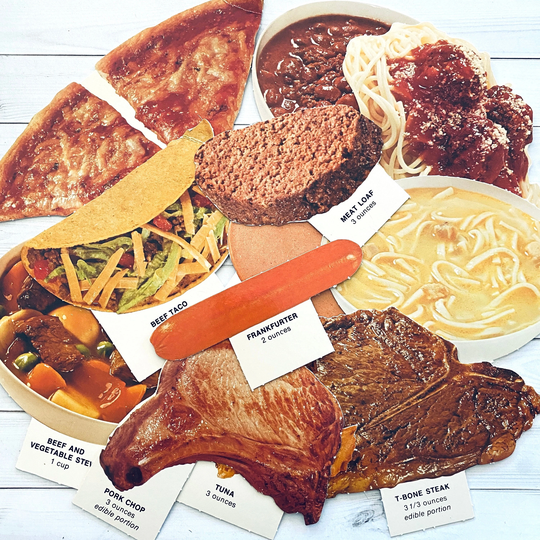 Vintage 1970S Food Die Cut - Select Option School Dietary Flash Card, Cardboard Picture, Nutrition Diecut, Food, Paper Ephemera