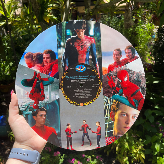 Spiderman Vinyl Collage