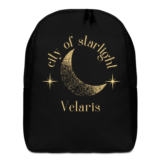 Acomaf Minimalist Backpack, Velaris City Of Starlight, A Court Mist & Fury, Sarah J Maas, Booktok, Rhysand Feyre, Night