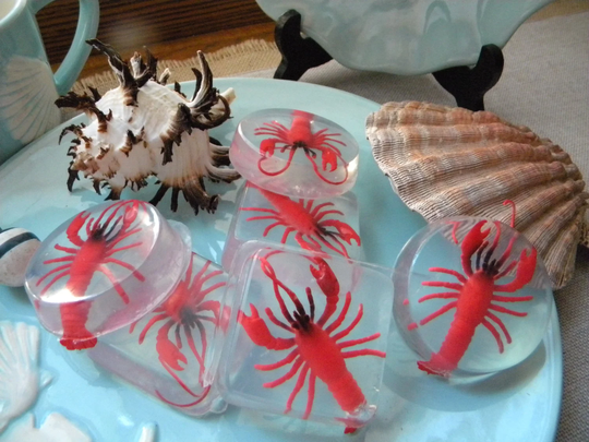 Lobster Soap Sea Animal Hand