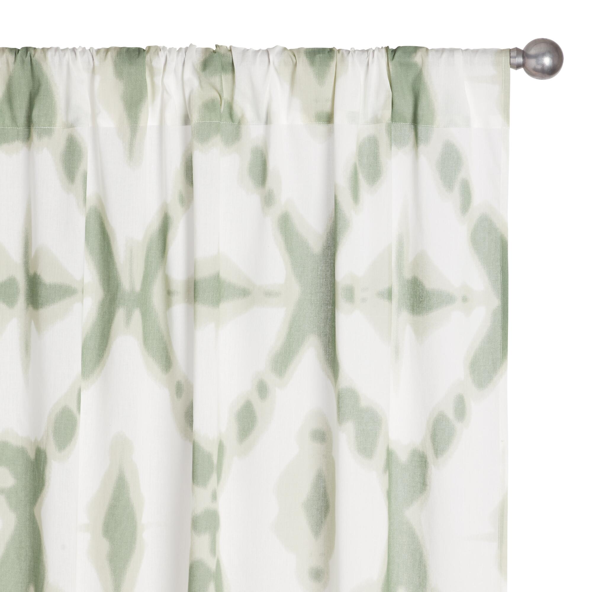 Cotton Voile Sleeve Top Curtains Set Of 2: Ivory by World Market