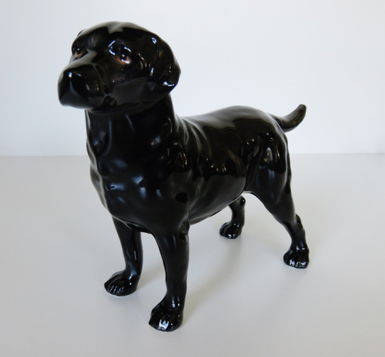 Royal Doulton Black Labrador Retriever Dog Hn 2667 Figurine/ Retired