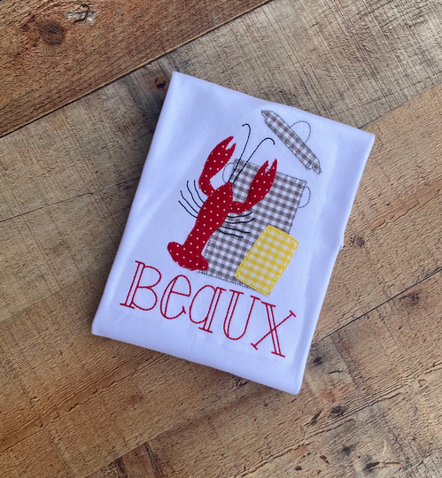 Crawfish Boil Birthday Shirt Boy's Girl's Theme Louisiana Southern Corn Pot Seafood