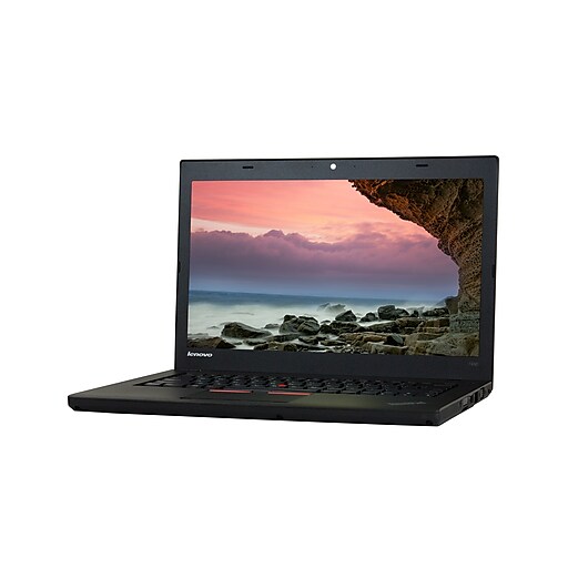 Lenovo T450 14" Refurbished Laptop, Core i7-5600U 2.6GHz Processor, 8GB Memory, 256GB SSD, Windows 10 Pro