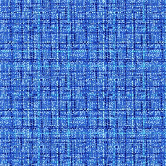 Coco ~ Cobalt Textured Grid Blender Cotton Fabric, Michael Miller 100% Blue Blue Coco Fabric