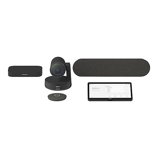 Logitech Medium Room Solution for Google Meet Webcam, Graphite (TAPRALGGLCTL)