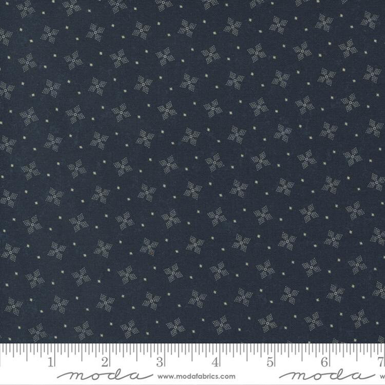Moda "Freedom Road" Pinwheel Blender Blue Tan | 9694-14 By Kansas Trouble Quilter