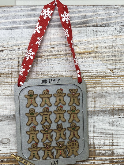 Cookie Sheet 10-16 Gingerbread Ornament