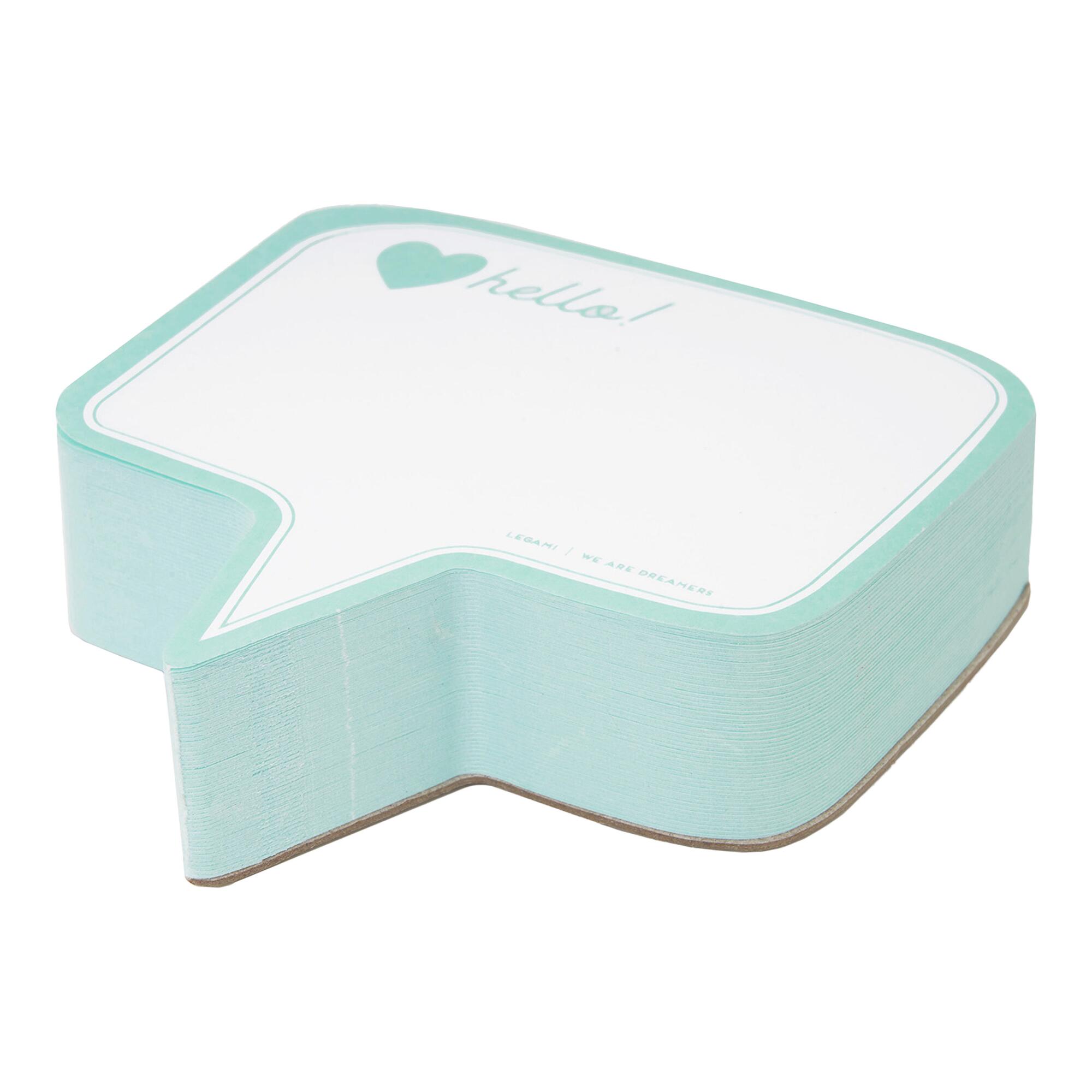 Legami Text Bubble Magnetic Notepad: White - Paper by World Market