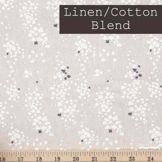 Duckweed in Natural - From Driftless By Anna Graham For Robert Kaufman Fabrics 55/45% Linen Cotton Blend Quilting Fabric
