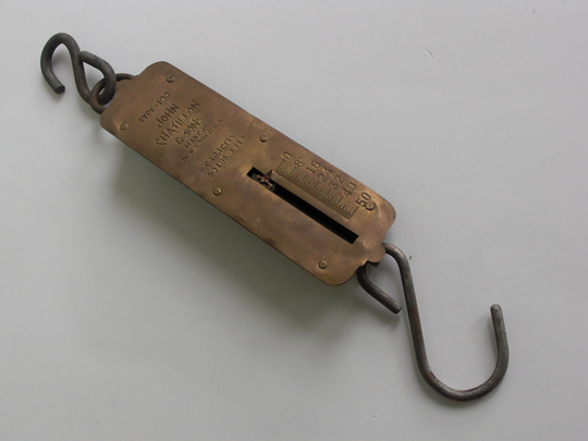Vintage John Chatillon 50 lb. Brass Scale