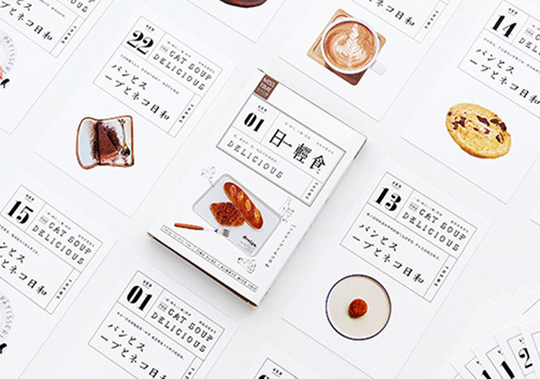 Daily Delicious Postcard Collection | 30Pc | Realistic Food Post Cards Set Foodie Hand Drawing Greeting Card Lunchbox Shaped Memo