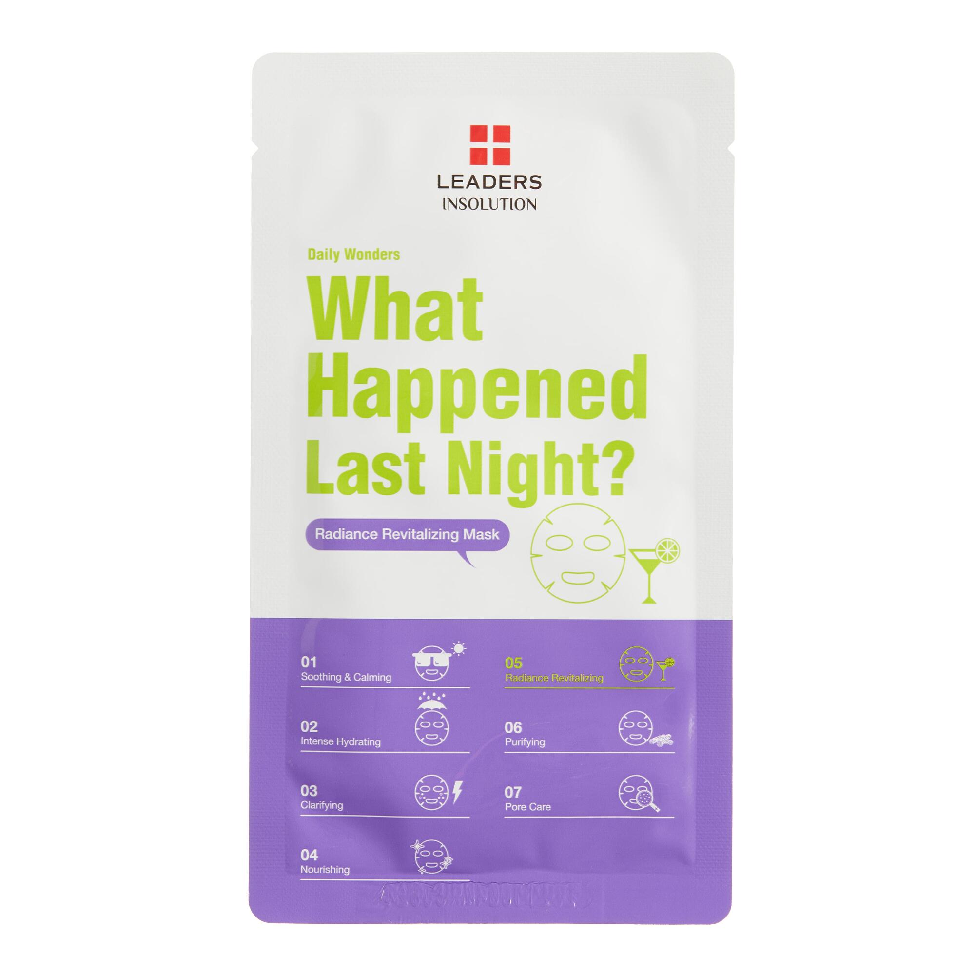 What Happened Last Night Korean Beauty Sheet Mask Set of 2 by World Market