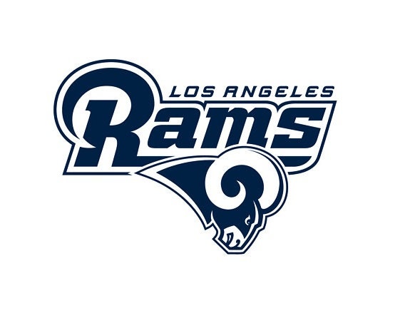 Los Angeles Rams Decal Sticker Vinyl