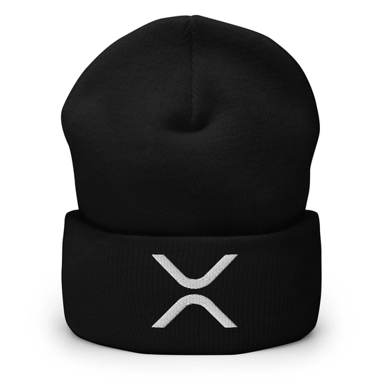 Ripple Xrp Beanie, Embroidered Hat, Crypto Gift