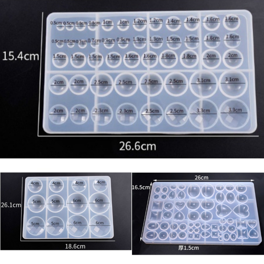 Cabochon Silicone Mold Epoxy Resin Jewelry Making Craft Diy