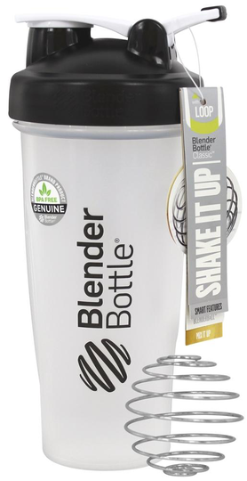 Blender Bottle - Classic Shaker Bottle with Loop Black - 28 oz.