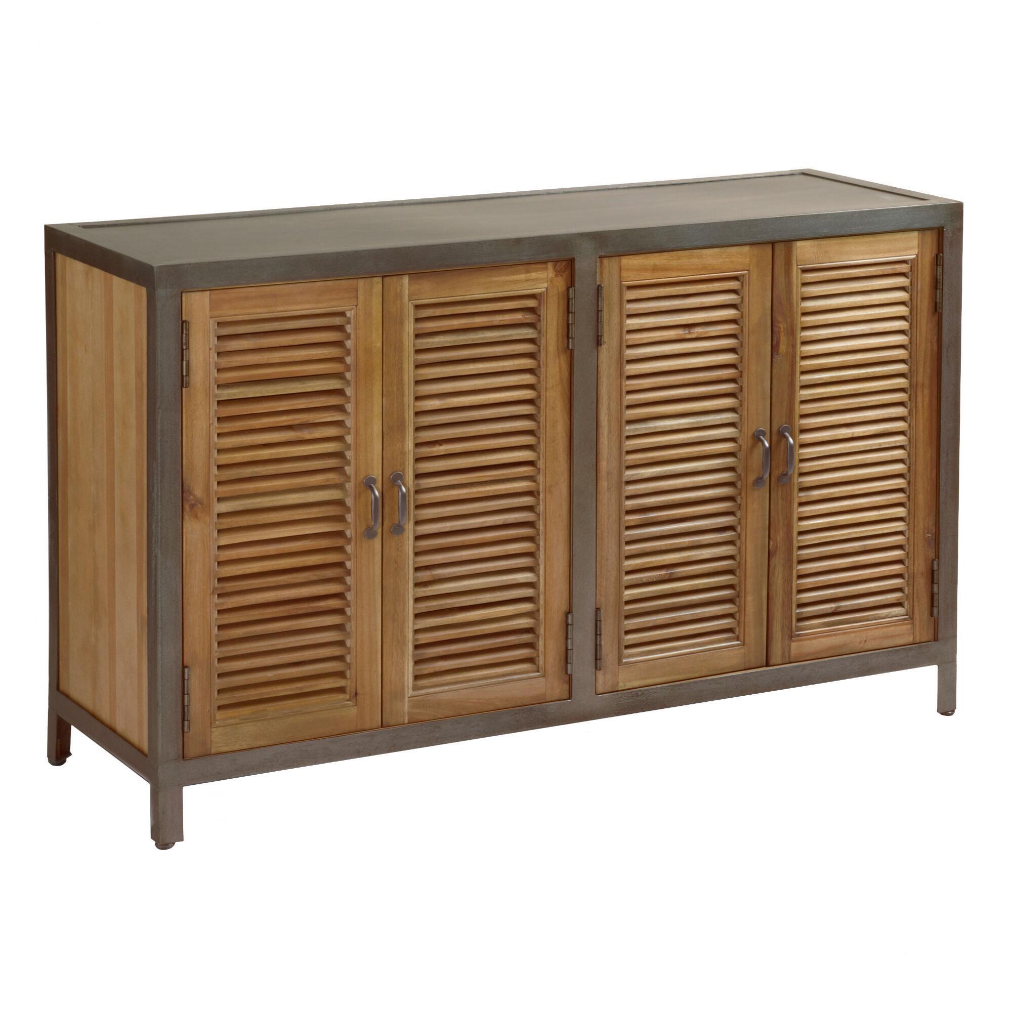 Double Holbrook Sideboard: Brown - Wood by World Market
