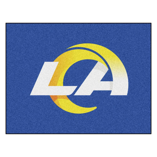 FANMATS Los Angeles Rams NFL All-Star mat 3 x 4 Blue Indoor Solid Sports Area Rug | 28768