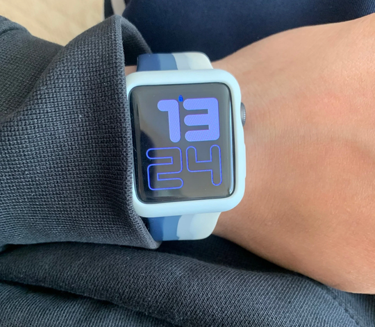 Silicone Apple Watch Cover, Soft Case, Iwach Face Series 7 6 3 1 Se, 40mm 42mm, Case 38mm