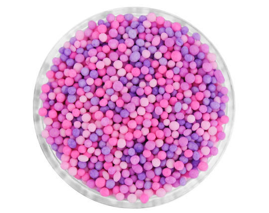 Princess Non-Pareils Blend - Our Princess Blend Is A Mix Of Classic Non-Pareils in Light Pink, Purple, & Lavender