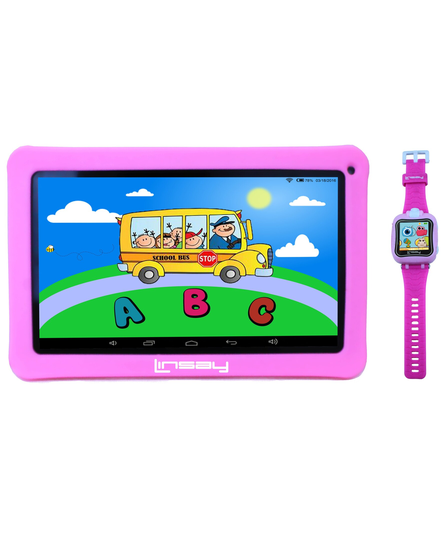 LINSAY 10.1-in Wi-fi Only Android 11 Tablet with Accessories with Case Included;; | F10KPWP