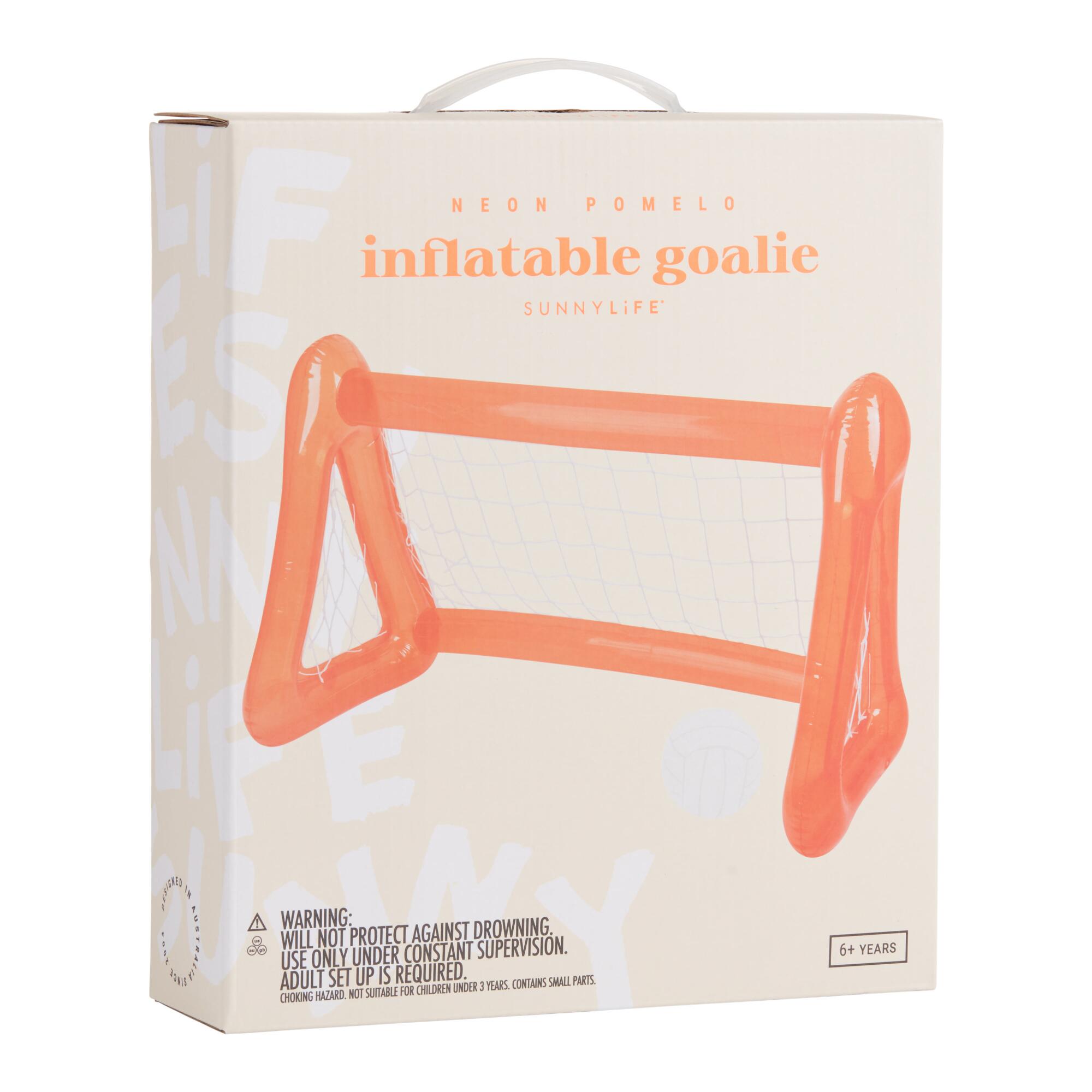 Sunnylife Orange Inflatable Goalie Game - Plastic by World Market