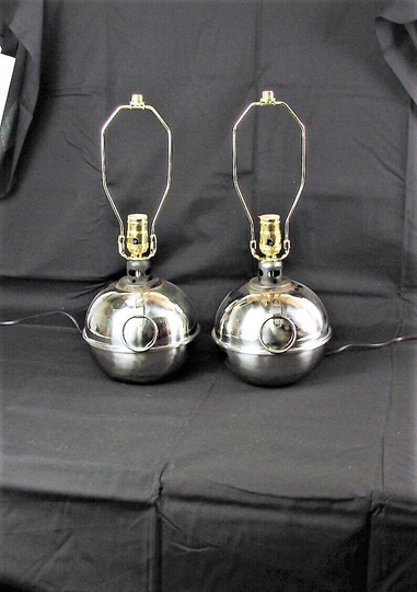 Both Atomic Lamps/Smudge Pot Lamps/Road Construction Smudge Pots Converted To Lamps/ Industrial Lighting/Free Shipping
