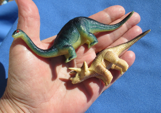 Lot Of Miniature Plastic Dinosaurs