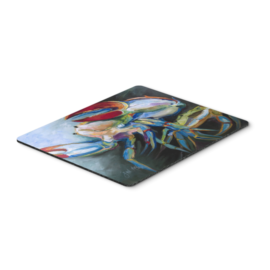Caroline's Treasures JMK1103MP Blue Crab Mouse Pad, Hot Pad or Trivet, Large, multicolor