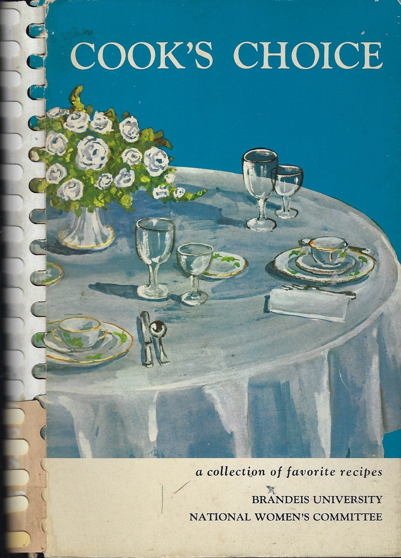 Mamaroneck New York Vintage 1967 Brandeis Univeristy Women Westchester Shore Cook's Choice Ethnic Jewish Cookbook Ny Community Favorites