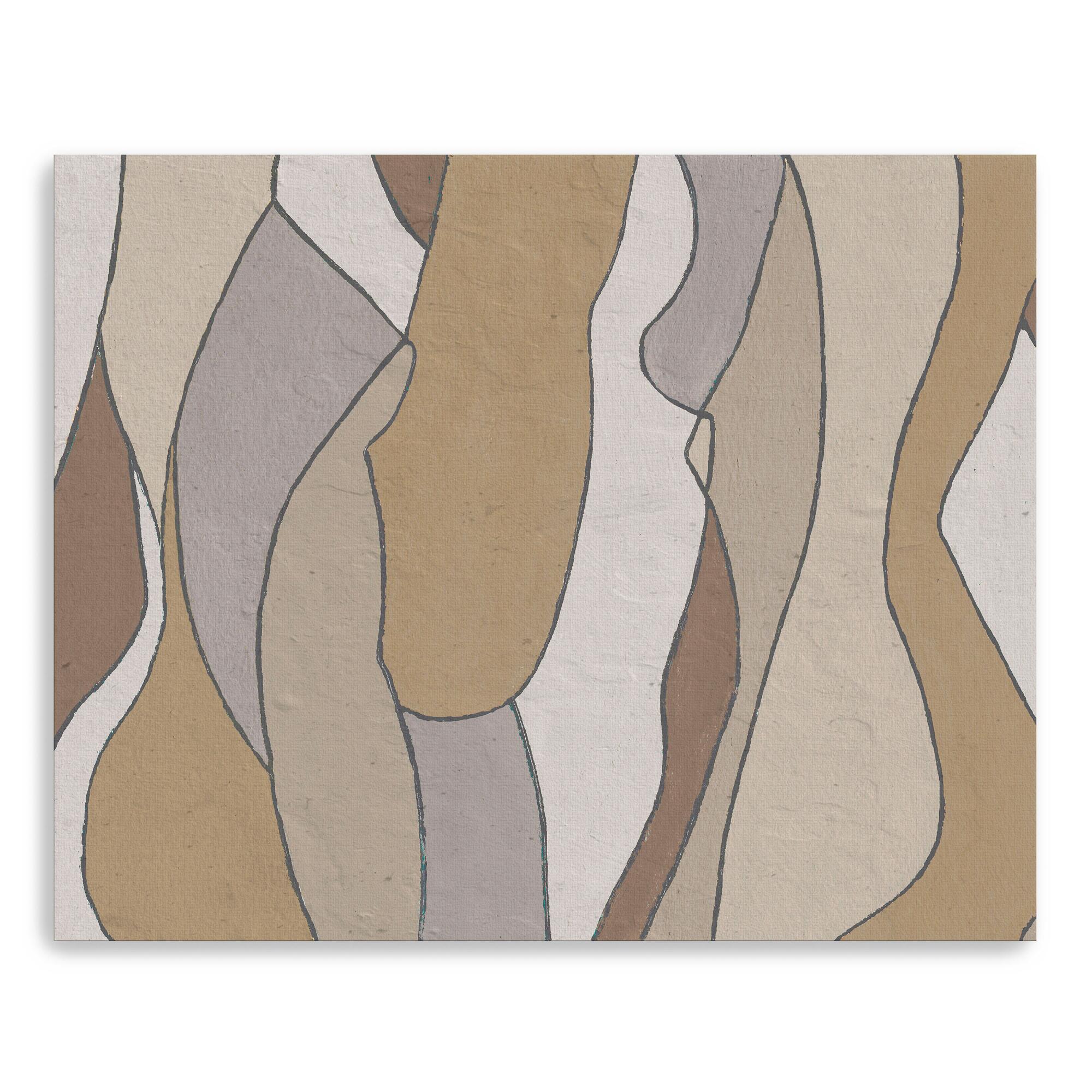 Neutral Hidden Figures I By Alonzo Saunders Canvas Wall Art: Multi - Medium by World Market