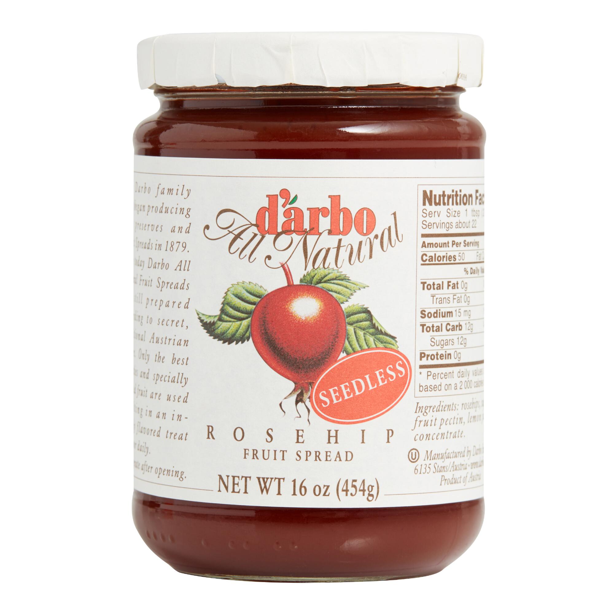 D'arbo Seedless Rose Hip Fruit Spread by World Market