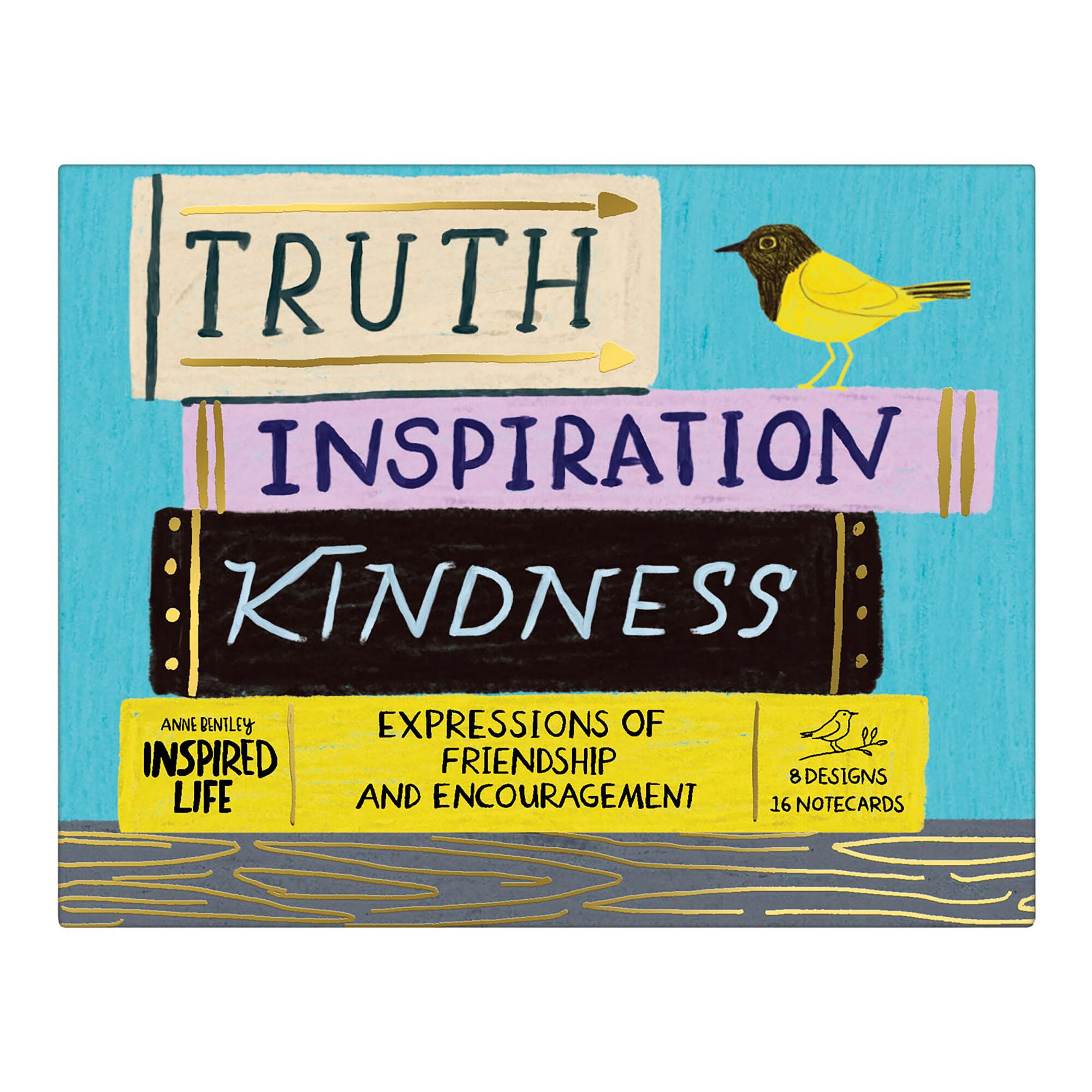 Truth Inspiration Kindness Notecards 16 Count: Multi - Paper by World Market