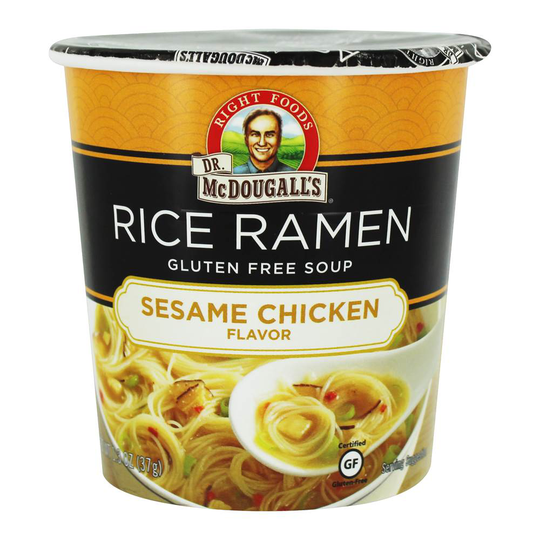 Dr. McDougall's - Gluten Free Rice Ramen Soup Sesame Chicken Flavor - 1.3 oz.