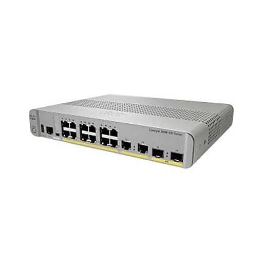 Cisco Catalyst 3560-CX WS-C3560CX-8PC-S 8 Port Gigabit Ethernet PoE Managed Switch