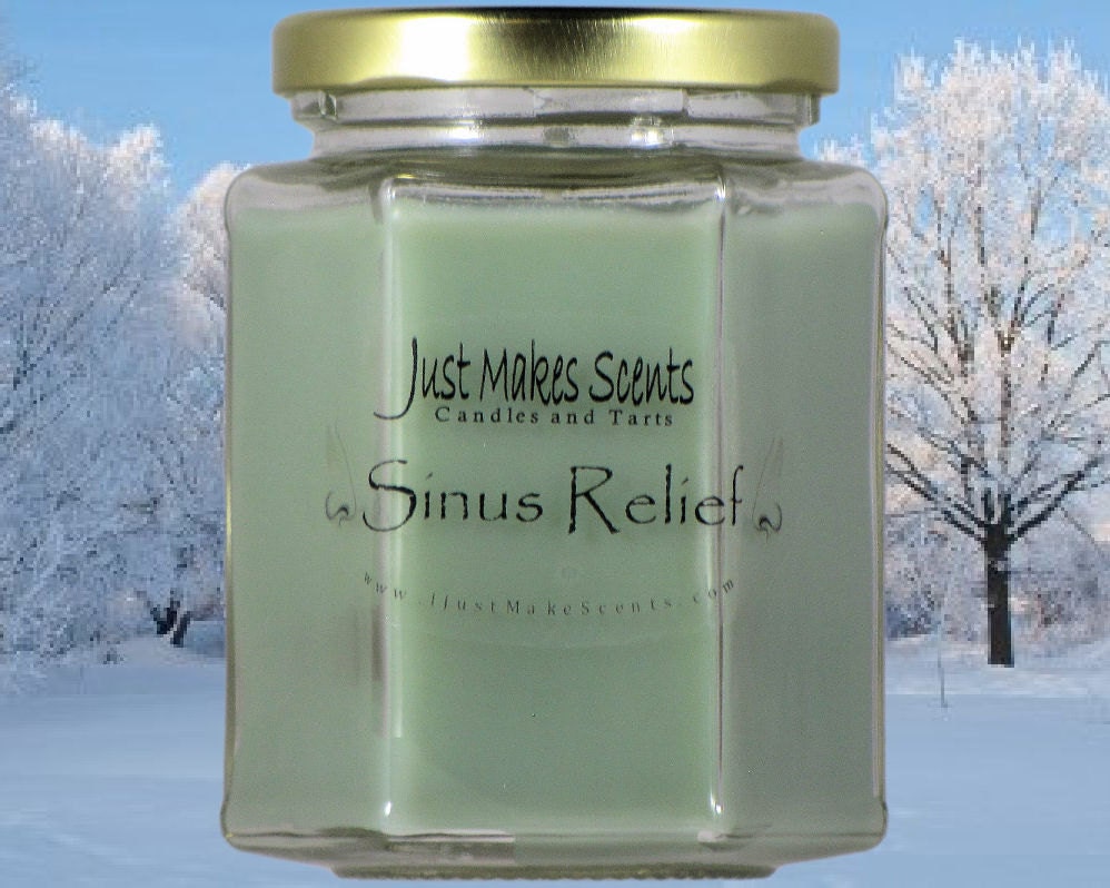 Sinus Relief Candle - Homemade Blended Soy For Of Congestion