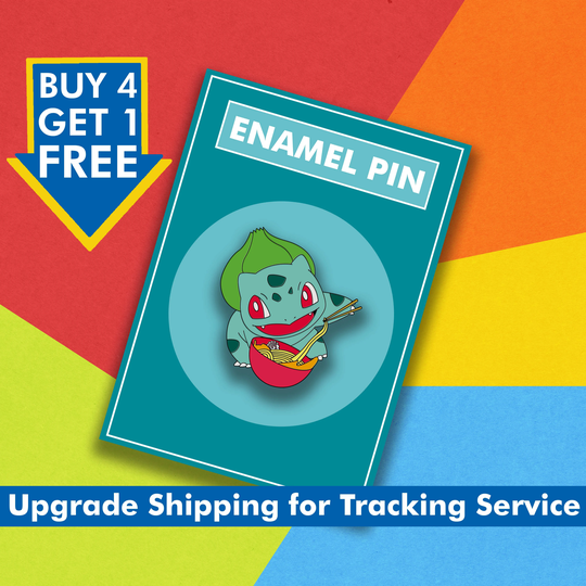 Bulbasaur Ramen Custom Enamel Pin Anime Turtle Pins Funny Hat Aesthetic Lapel