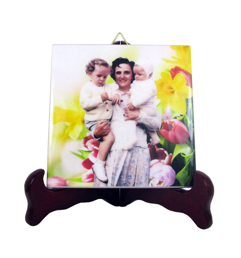 Saint Gianna Beretta Molla - Collectible Ceramic Tile Italian Saints St Santa Patron Saint Of Unborn Children