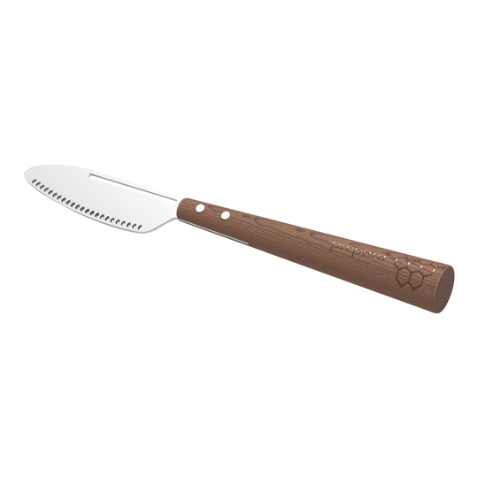 Prepara Stainless Steel and Wood Butter Spreader Knife by World Market