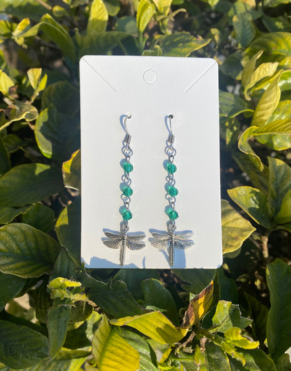 Dragonfly Dangle Earrings
