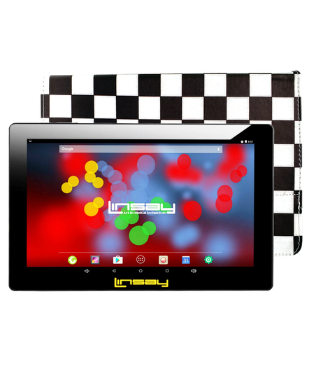 LINSAY 10.1-in Wi-fi Only Android 11 Tablet with Accessories with Case Included;; | F10XIPSCBWS